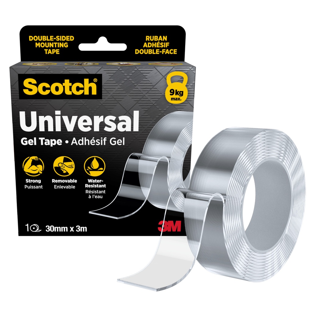 Montagetape Scotch Universeel dubbelz 3mx30mm tr