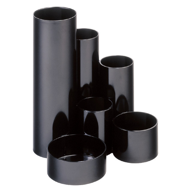 [4115590] Pennenkoker MAUL Tubo zwart 6 vaks 150x125mm
