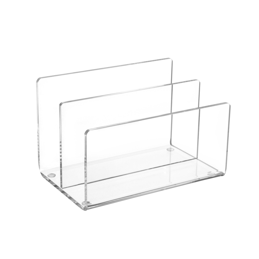 [1952005] Envelopstandaard MAUL 2vaks 150x100x100mm acryl
