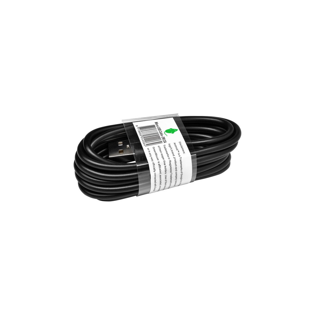 [46956521] Kabel Green Mouse USB micro A 2.0 2 meter zwart