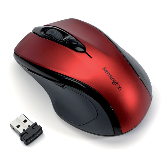 [K72422WW] Muis Kensington pro fit draadloos rood