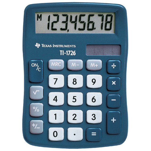 [1726/TBL/11E1] Rekenmachine Texas TI-1726 super view