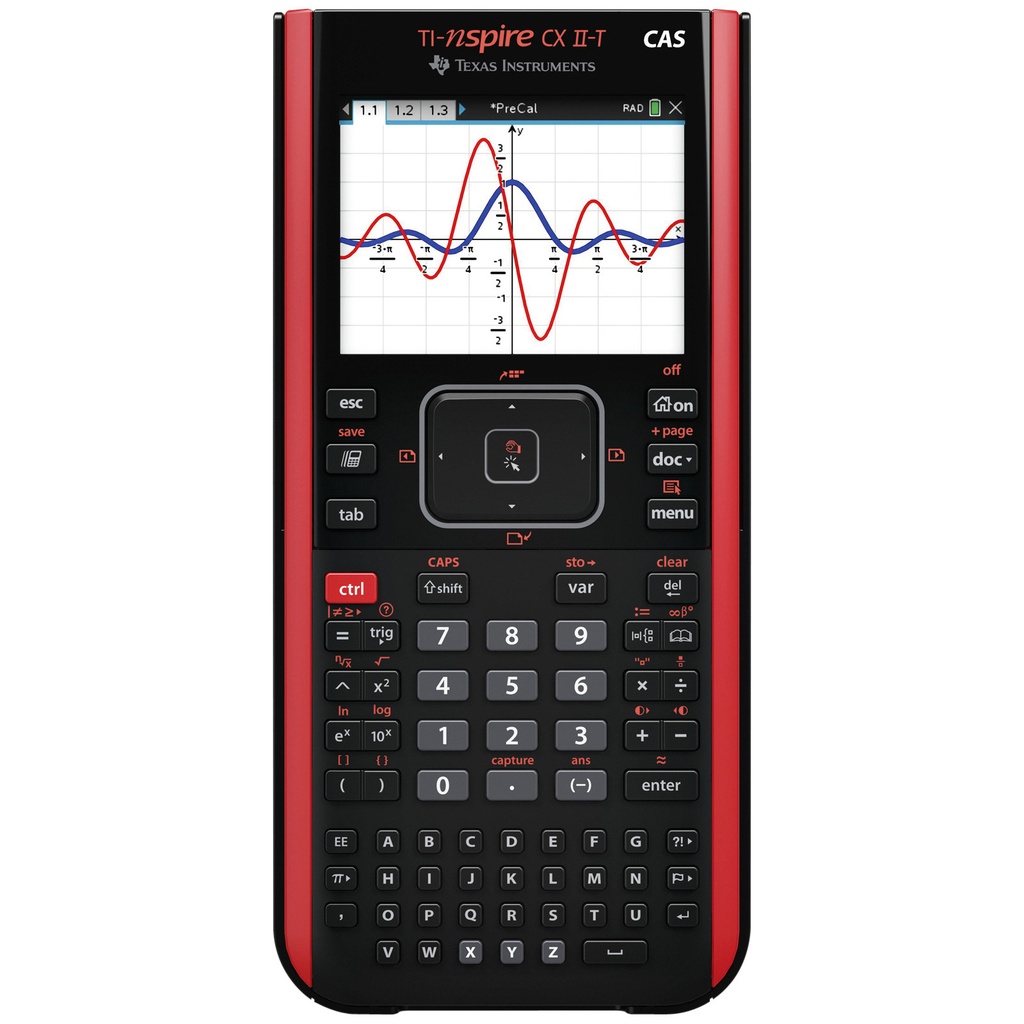 [NSCXCAS2/FC/8E1] Rekenmachine Texas TI-Nspire CX II-T CAS