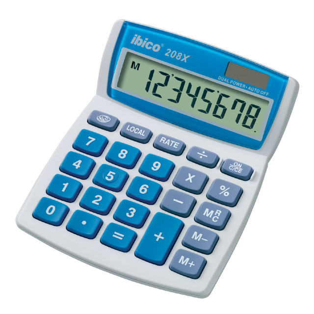 [IB410062] Rekenmachine Ibico 208X