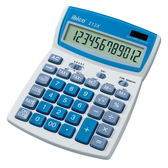 [IB410086] Rekenmachine Ibico 212X
