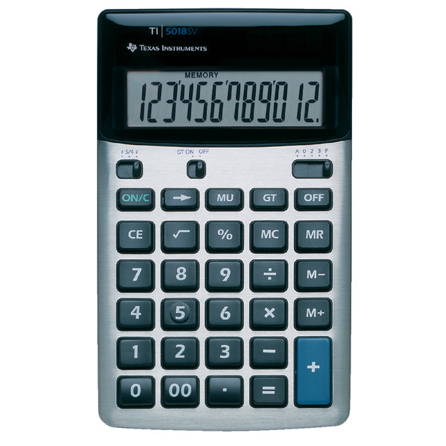 [5018/TBL/12E1] Rekenmachine Texas TI-5018 superview