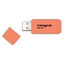 USB stick 3.0 Integral Neon USB-A 64GB oranje
