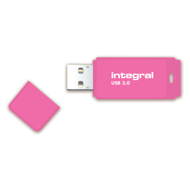 USB stick 3.0 Integral Neon USB-A 64GB roze