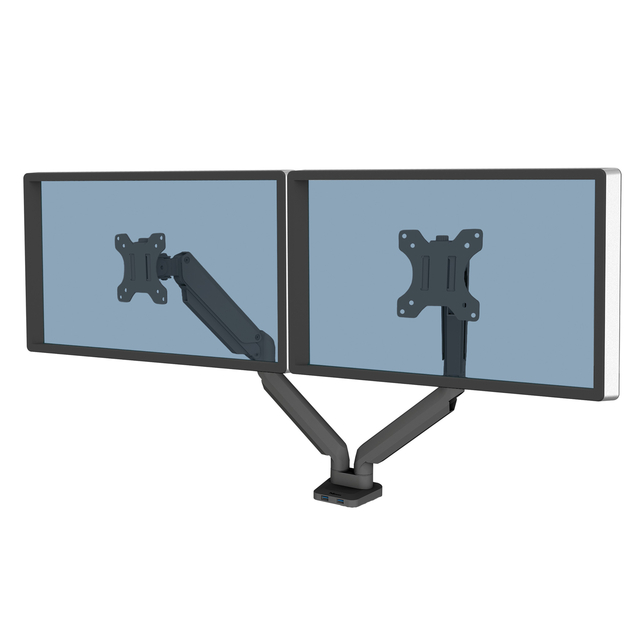 [8042501] Monitorarm Fellowes Platinum Series dubbel hor