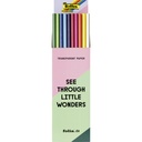 Transparant papier Folia 70x100cm 42gr ass kleuren
