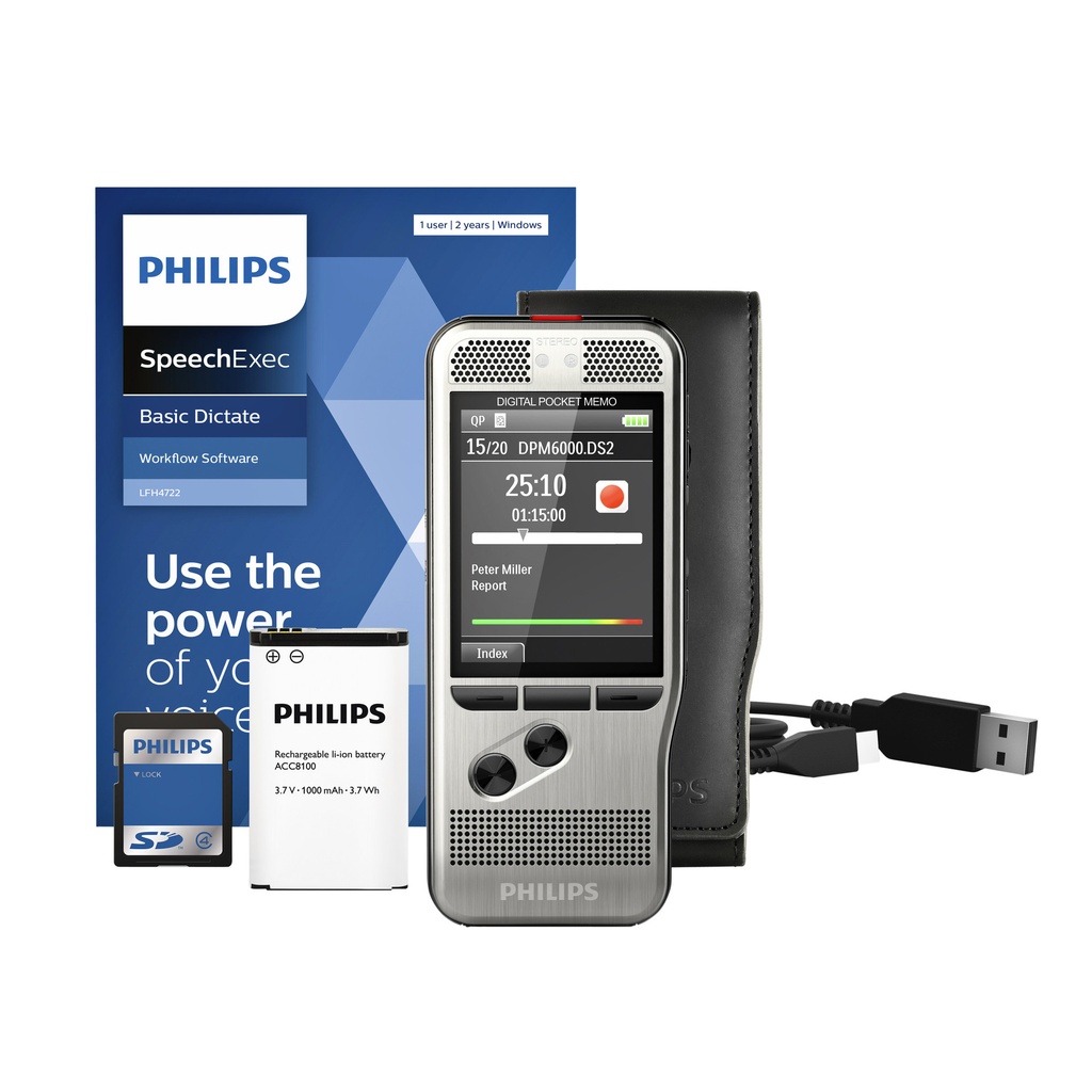 [DPM6000/02] Dicteerapparaat Philips PocketMemo DPM6000