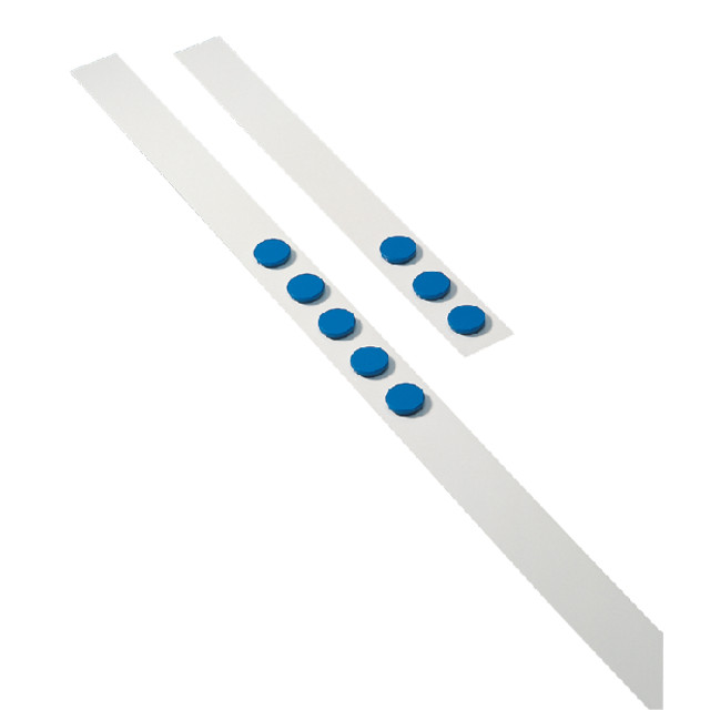 [01.95365] Wandlijst Desq 100cm met 5 magneten 32mm blauw