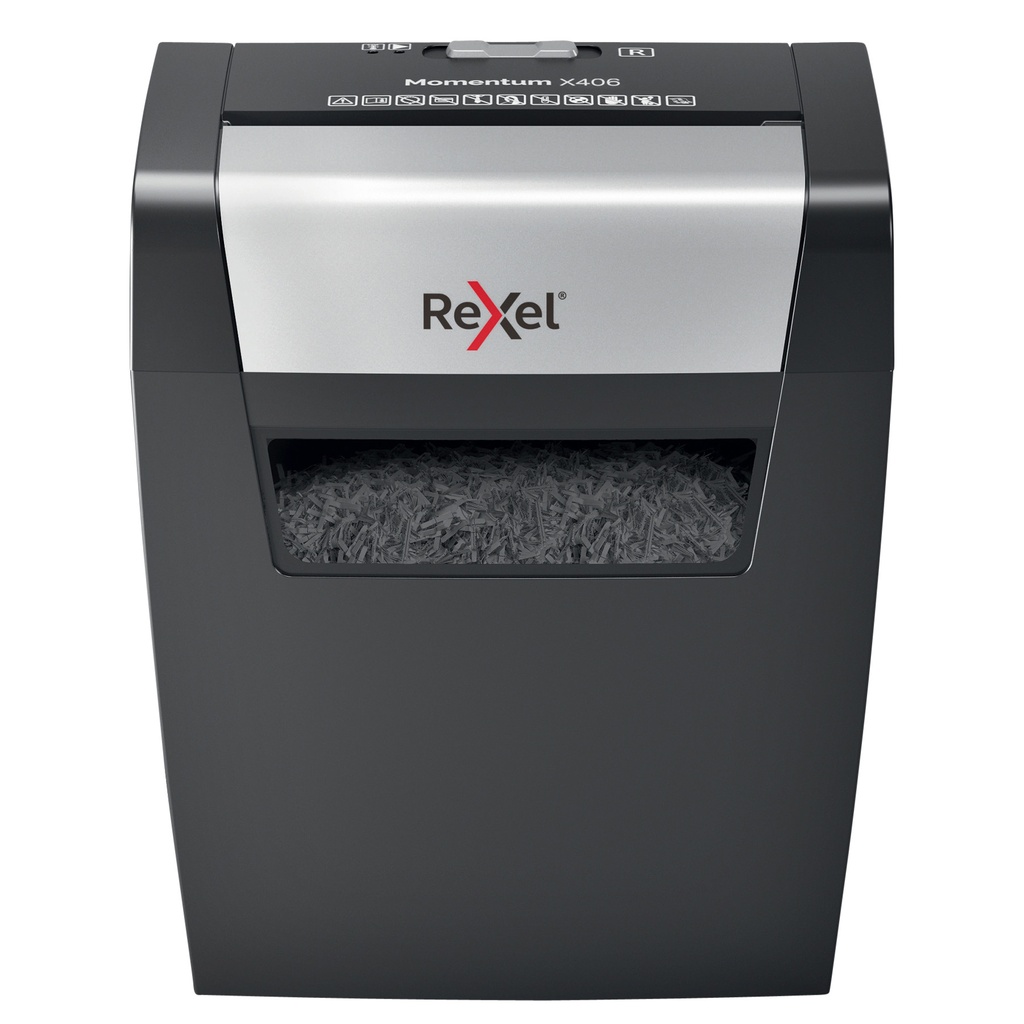 [2104569EU] Papiervernietiger Rexel Momentum X406 4x28mm