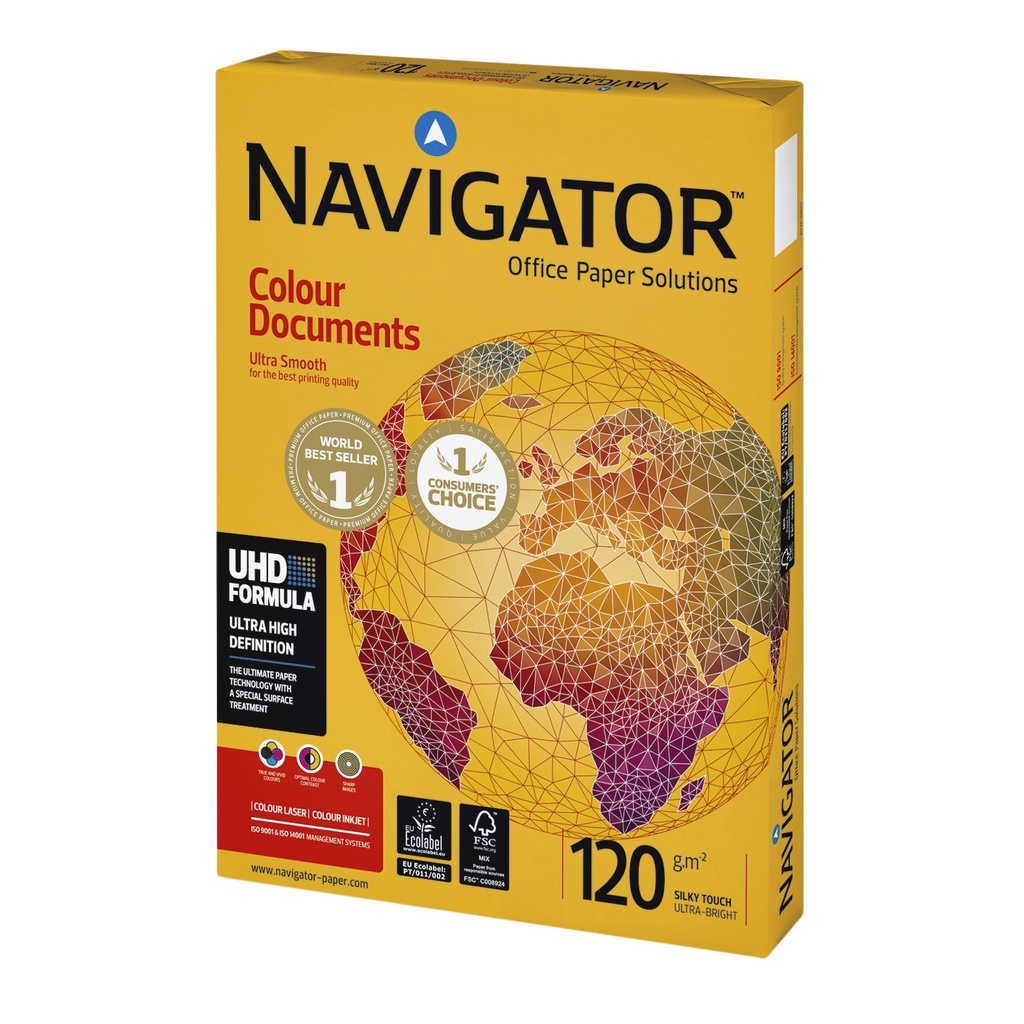 [NCD1200074] Kopieerpapier Navigator Colour Doc A3 120gr wit