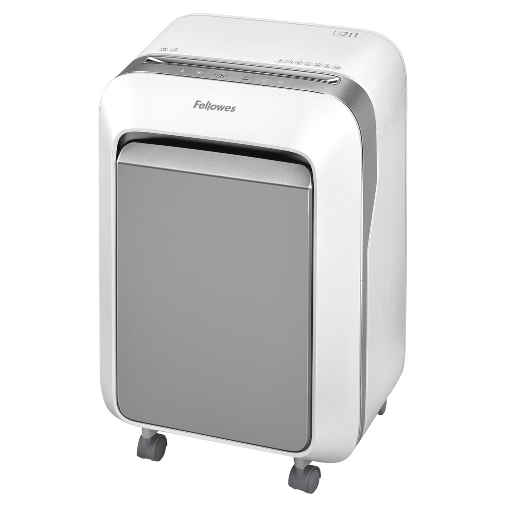 [50503] Papiervernietiger Fellowes LX211 2x12mm wit