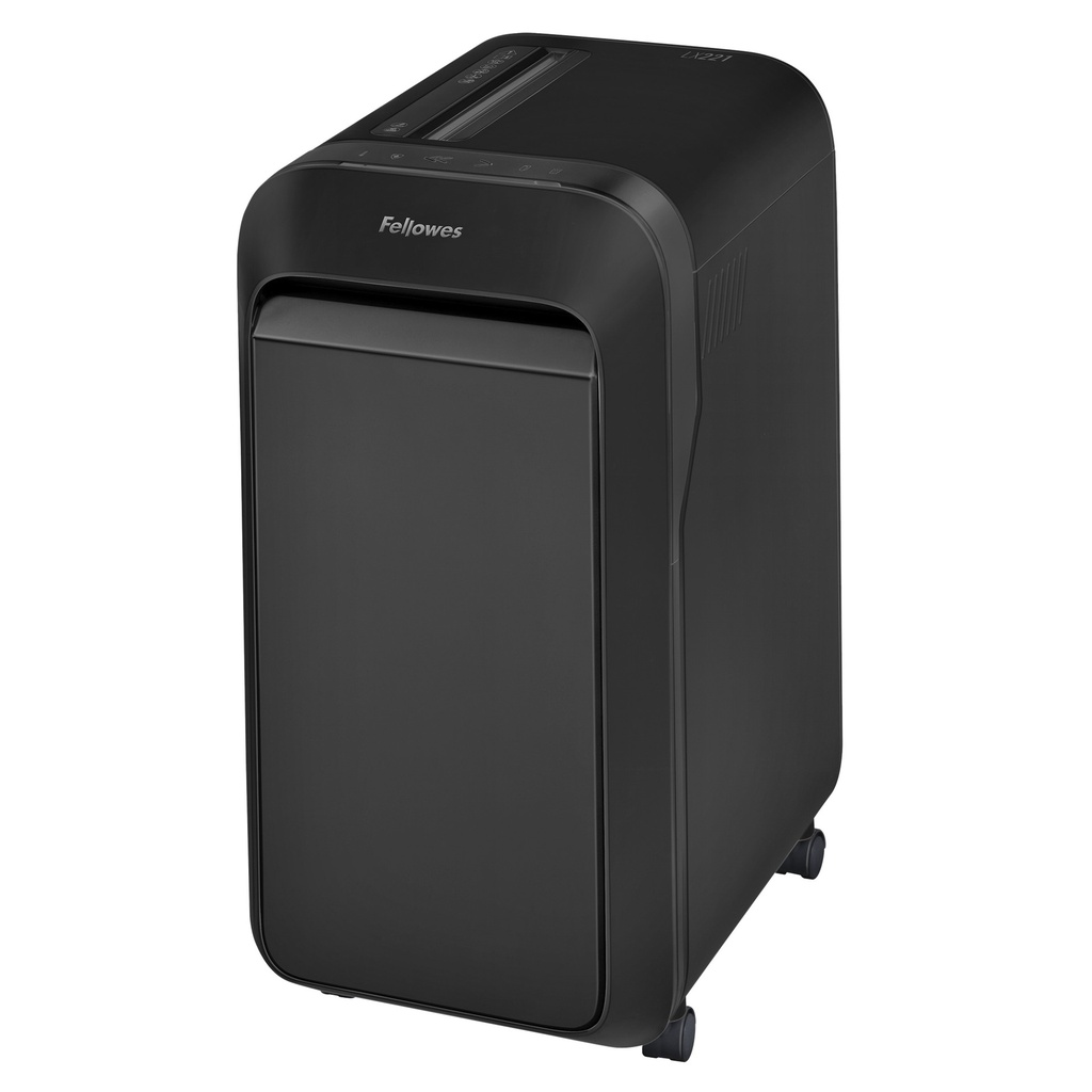 [50504] Papiervernietiger Fellowes LX221 2x12mm zwart