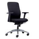 Bureaustoel Euroseats Milano 001 synchroom zwart