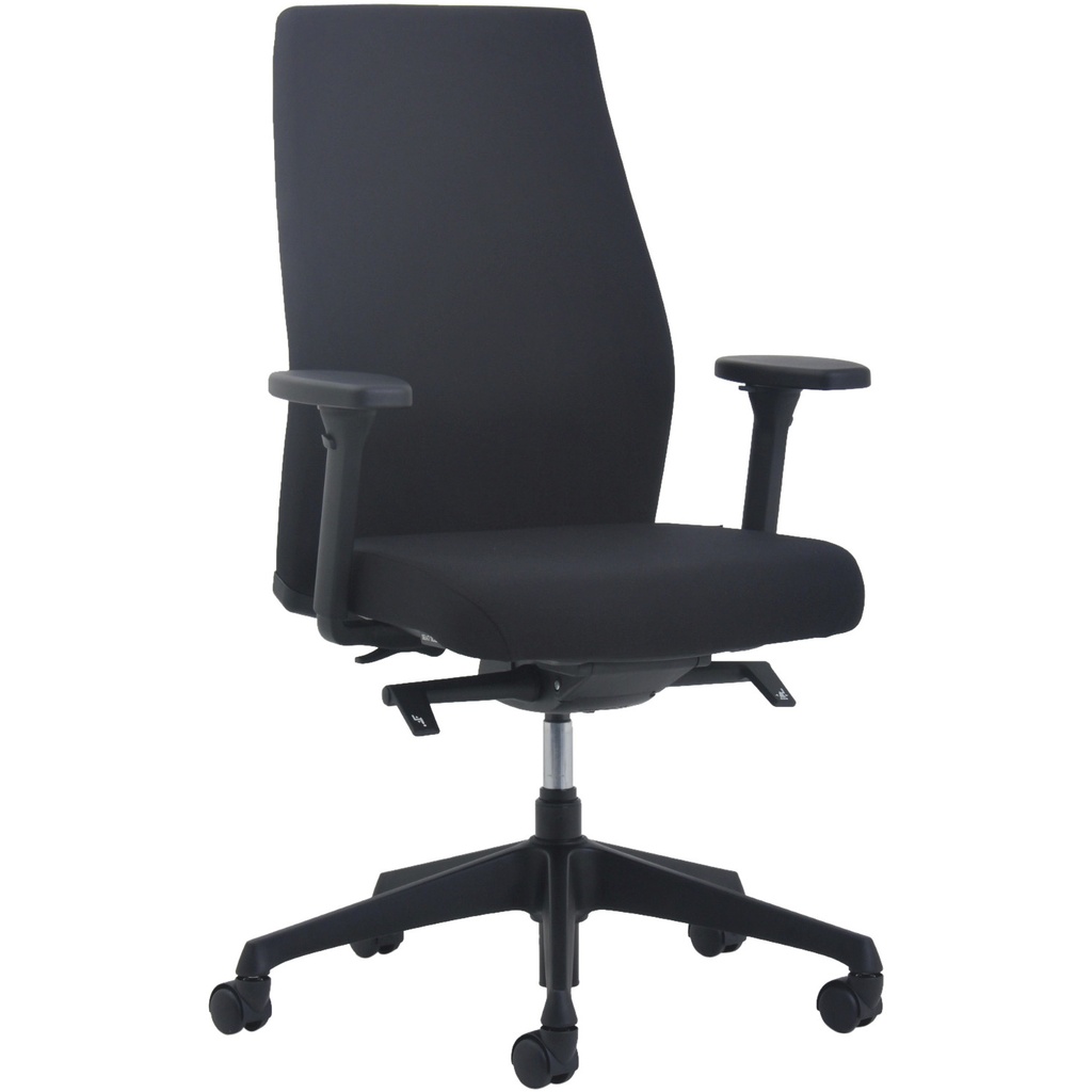 [P137-03 BLACK] Bureaustoel Torino npr zwart
