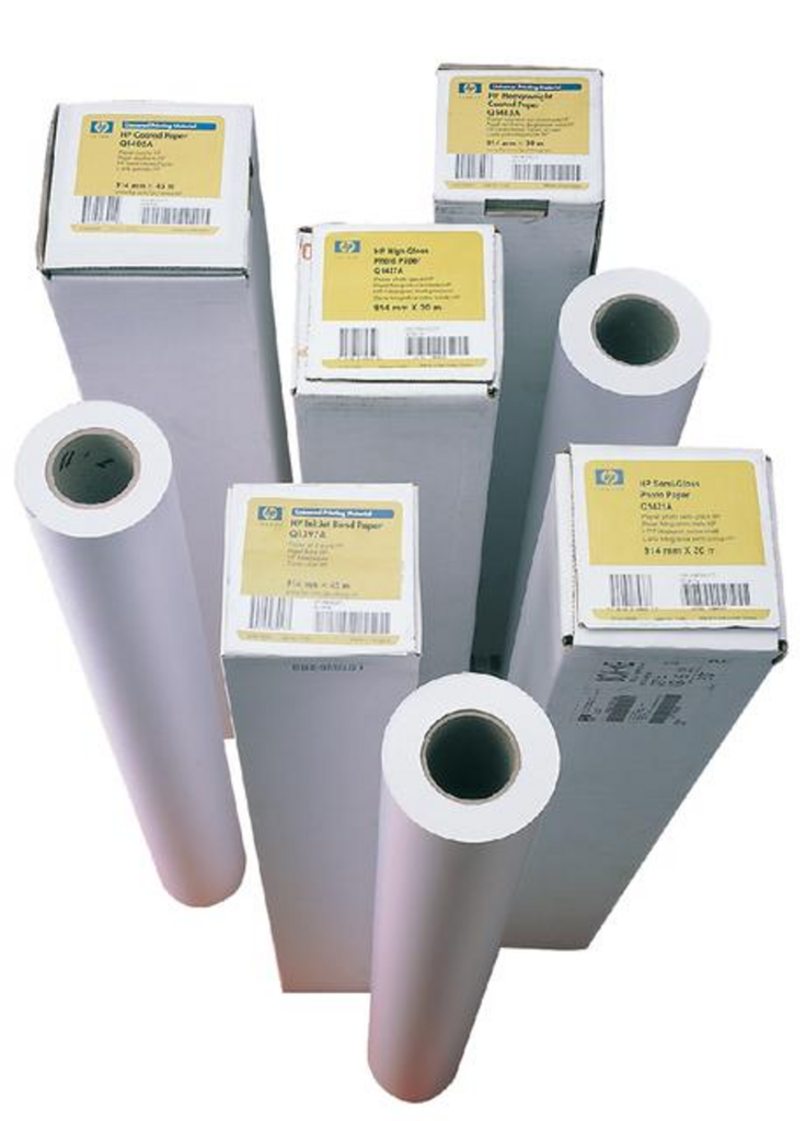 Inkjetpapier HP c6567b coated 1067mmx45.7m 90gr