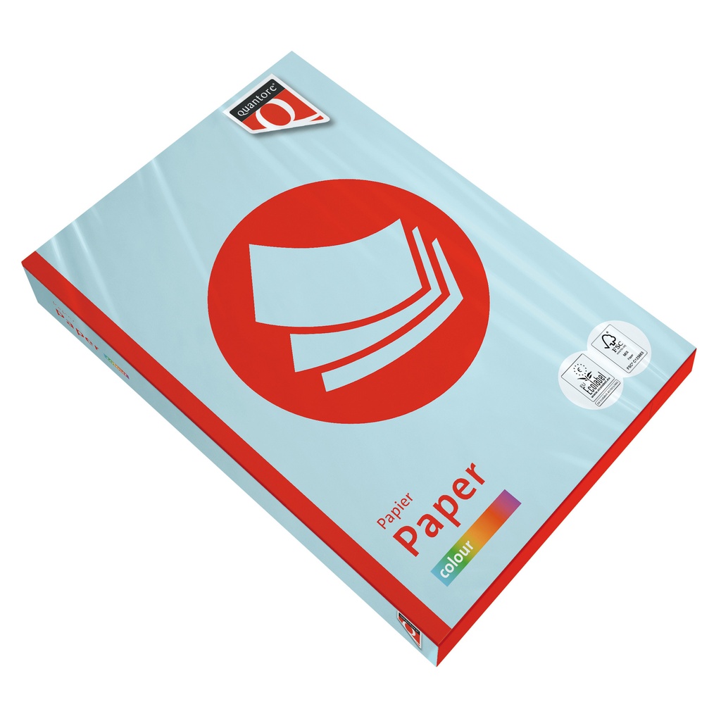 [129253] Kopieerpapier Quantore Colour A4 80gr lichtblauw