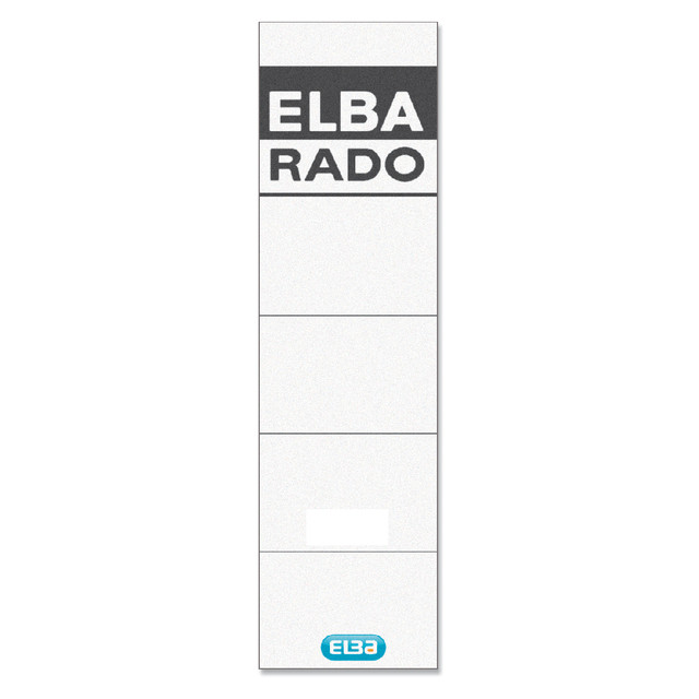 [100420960] Rug insteekkaart Elba Rado breed 44x159mm wit 10st