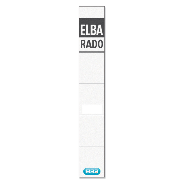 [100420961] Rug insteekkaart Elba Rado smal 24x159mm wit 10st