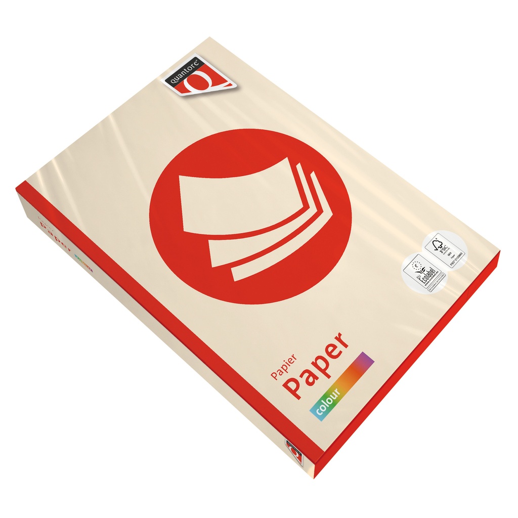 [129261] Kopieerpapier Quantore Colour A4 80gr creme