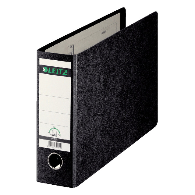 [10740000] Ordner Leitz 1074 A4 dwars 77mm karton zwart