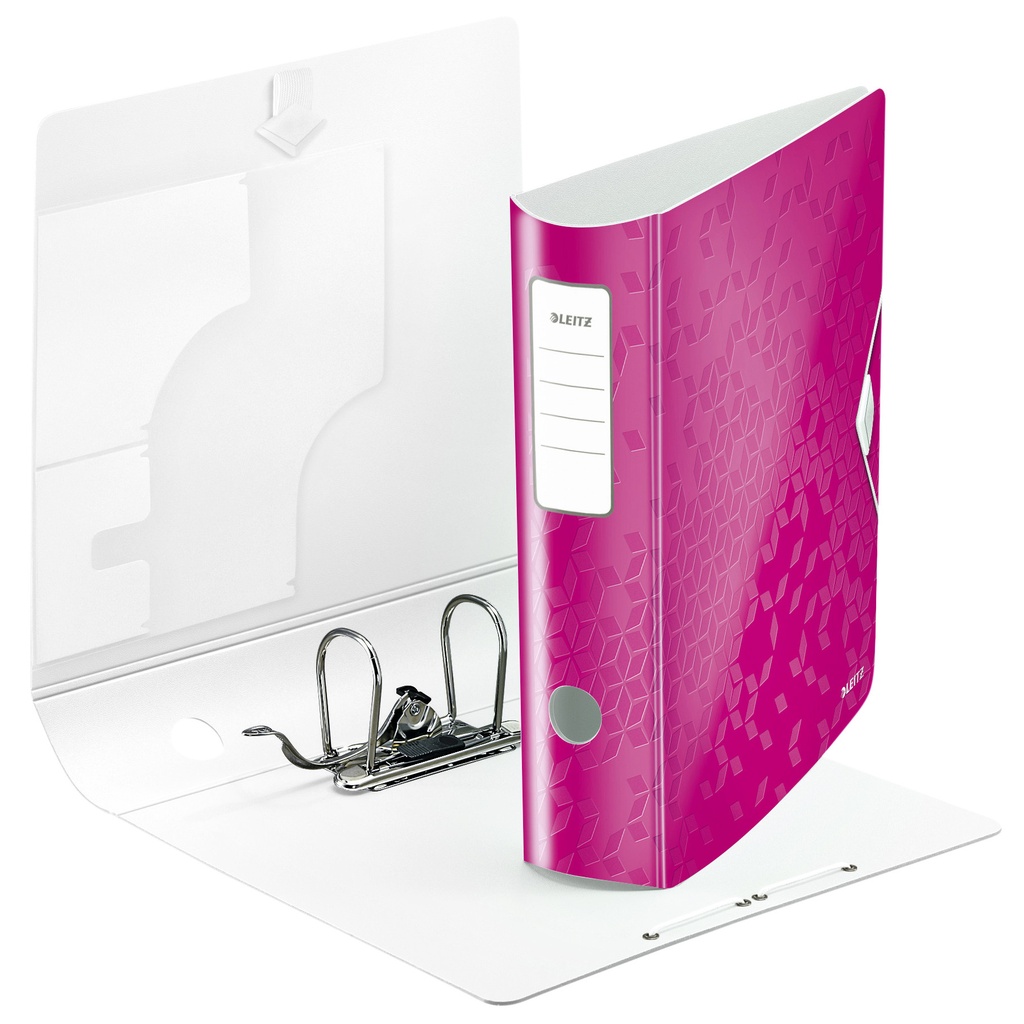 [11060023] Ordner Leitz WOW active 180° 80mm PP A4 roze