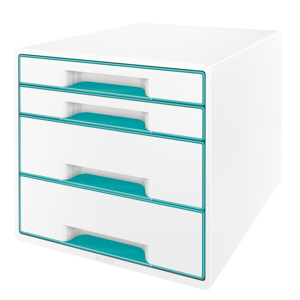 [52132051] Ladenbox Leitz WOW laden wit/ijsblauw