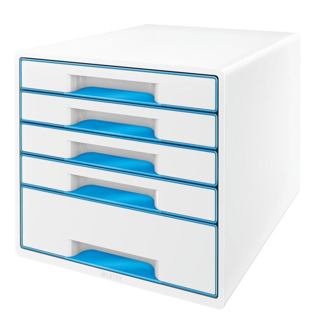 [52142036] Ladenbox Leitz WOW 5 laden wit/blauw