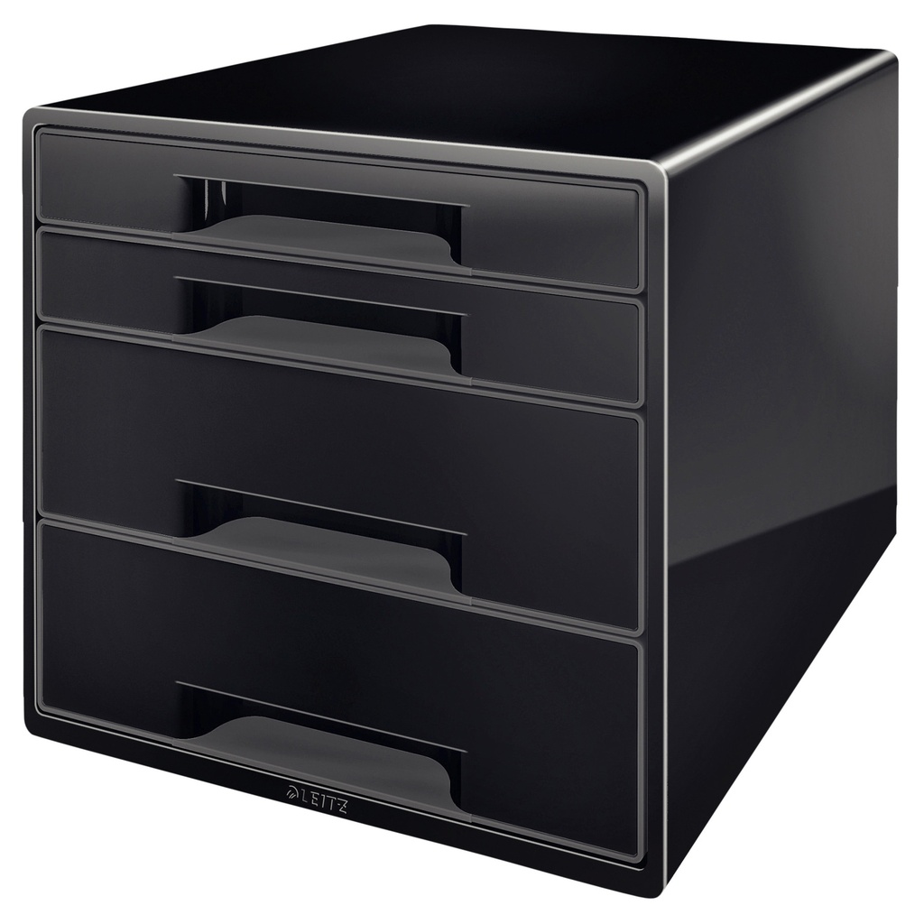 [52521095] Ladenblok Leitz WOW CUBE A4 maxi 4 laden zwart