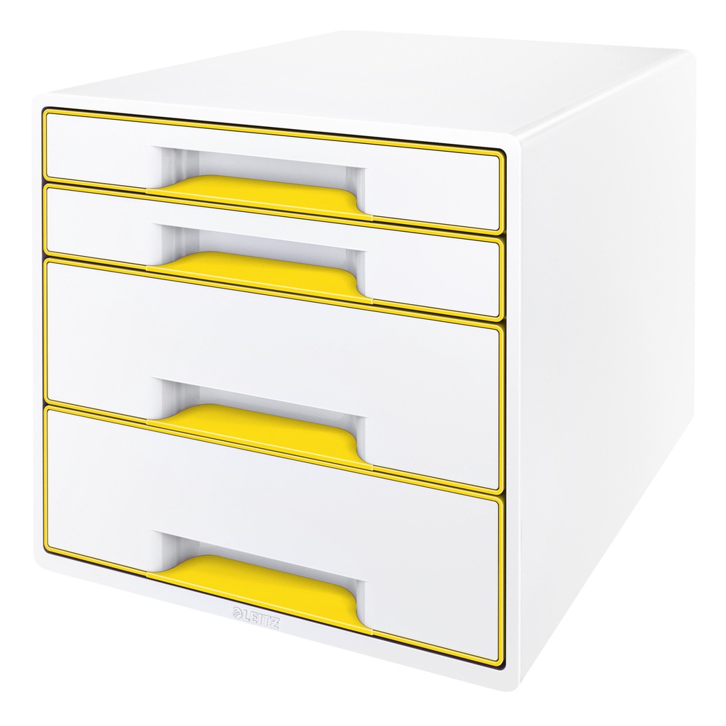 [52132016] Ladenblok Leitz WOW 4 laden wit/geel