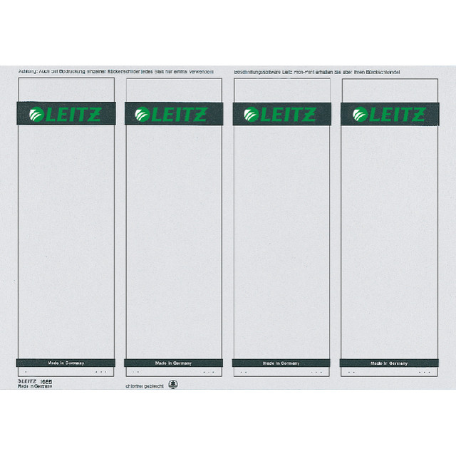 RUGETIKET LEITZ 1080 PRINTBAAR 62X192MM ZELFKL