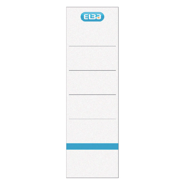 [400039632] Rugetiket Elba breed 59x190mm zk wt bl 10st