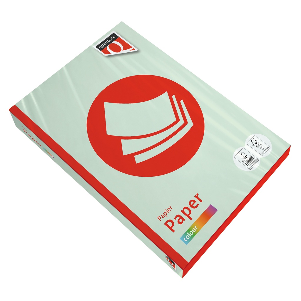 [129353] Kopieerpapier Quantore Colour A4 80gr lichtgroen