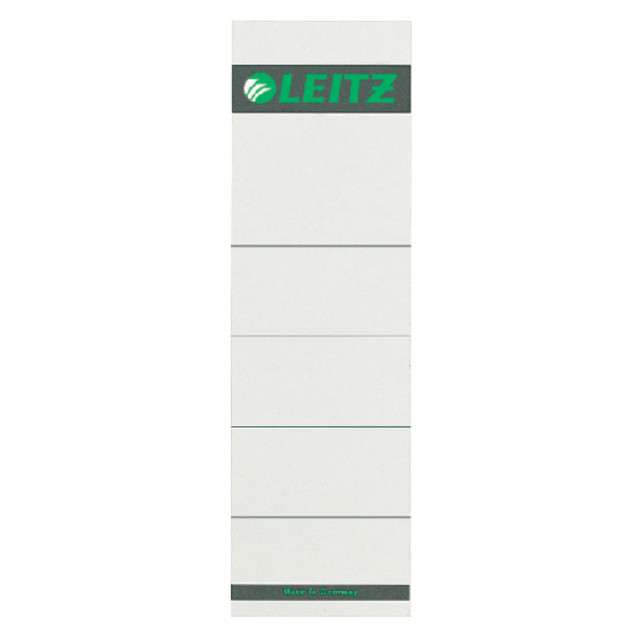 [16070085] Rug-insteekkaart Leitz breed 57x191mm karton grijs