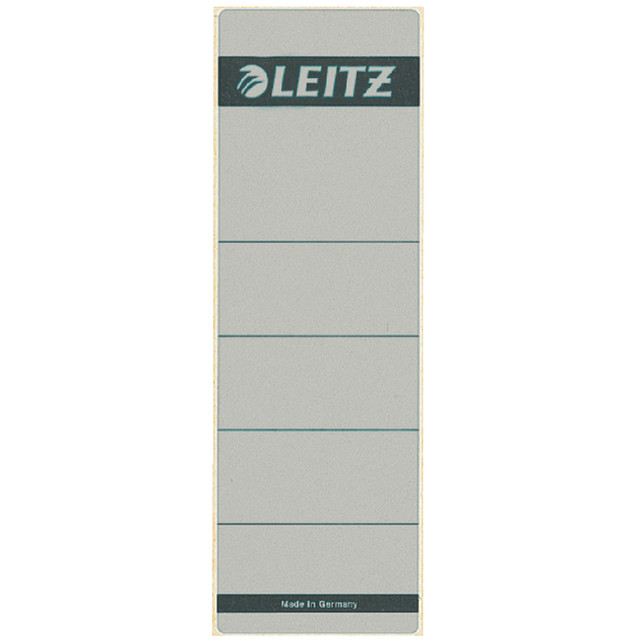 [16420085] Rugetiket Leitz 62x192mm zelfkl grijs