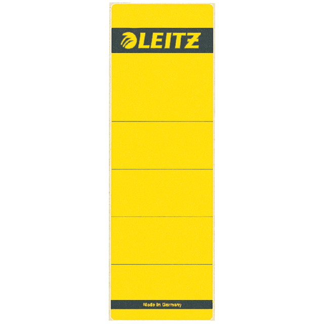 [16420015] RUGETIKET LEITZ 1642 62X192MM GEEL