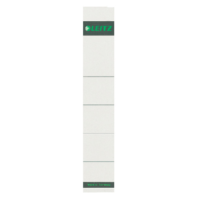 [16080085] RUGETIKET LEITZ 1608 32X191MM KARTON GRIJS