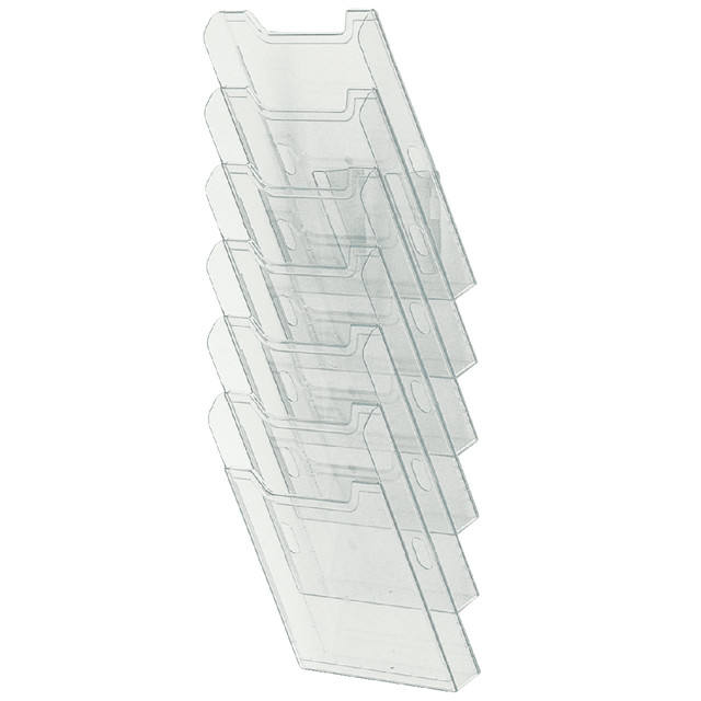 [64758D] Folderhouder Exacompta wand A4 6vk stnd helder tr