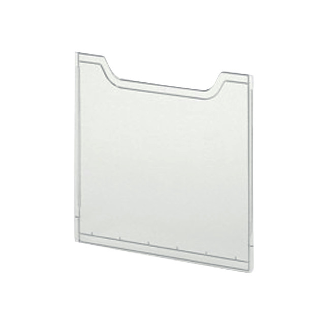 Afdekplaat Exacompta folderhouder A4 stnd hglas