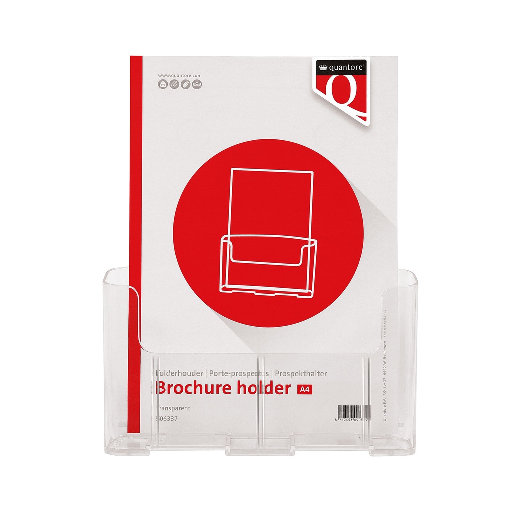[77001] Folderhouder Quantore A4 transparant