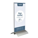 Kaarthouder Europel 1/3 A4 T-standaard acryl alu