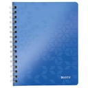 Notitieboek Leitz WOW A5 spiraal 160pg lijn bl