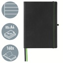 Notitieboek Leitz Complete A4 160blz 100gr lijn zw