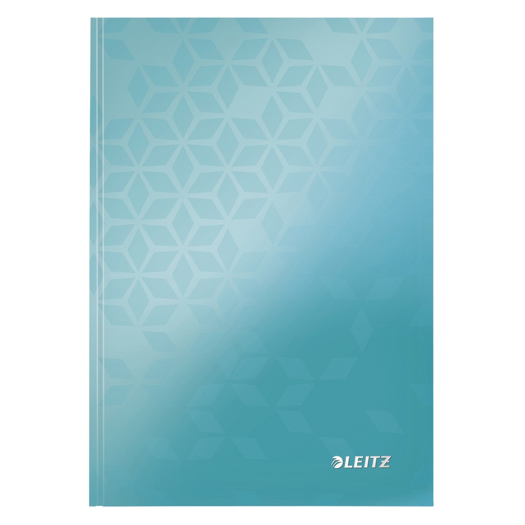 [46271051] Notitieboek Leitz WOW A5 160blz 90gr lijn ijsblauw