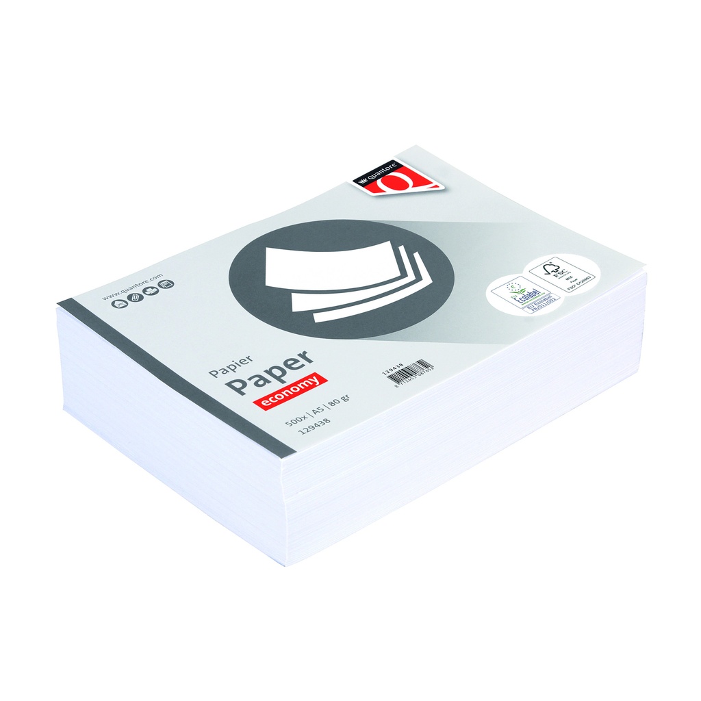 [129438] Kopieerpapier Quantore Economy A5 80gr wt