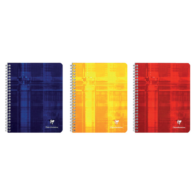 [8146C] Schrift Clairefontaine A4 lijn 100pag 90gr ass