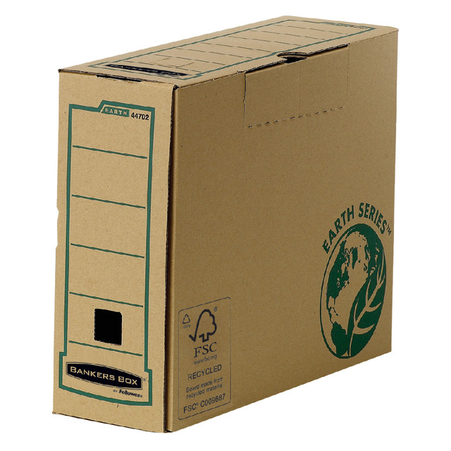 Archiefdoos Bankers Box Earth A4 transfer 100mm